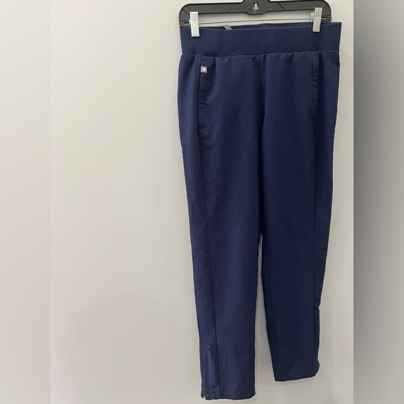 Figs navy blue yoga pants trousers size S - Picture 1 of 7